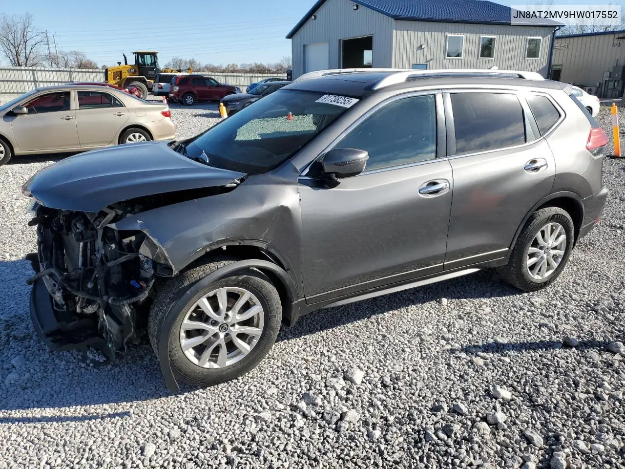 JN8AT2MV9HW017552 2017 Nissan Rogue S