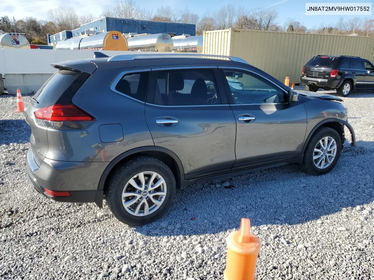 JN8AT2MV9HW017552 2017 Nissan Rogue S