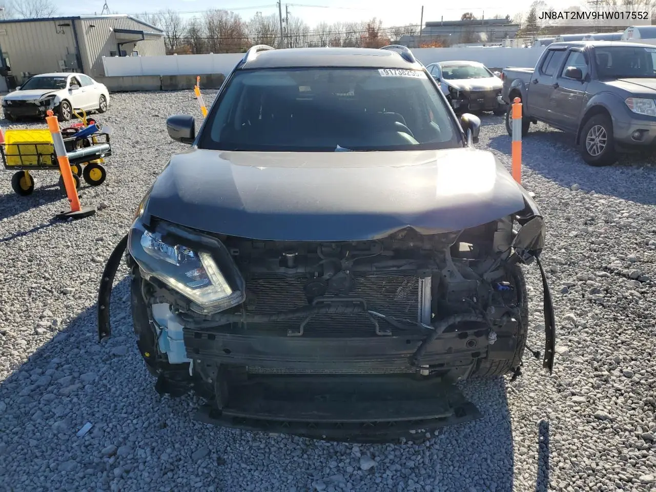 JN8AT2MV9HW017552 2017 Nissan Rogue S