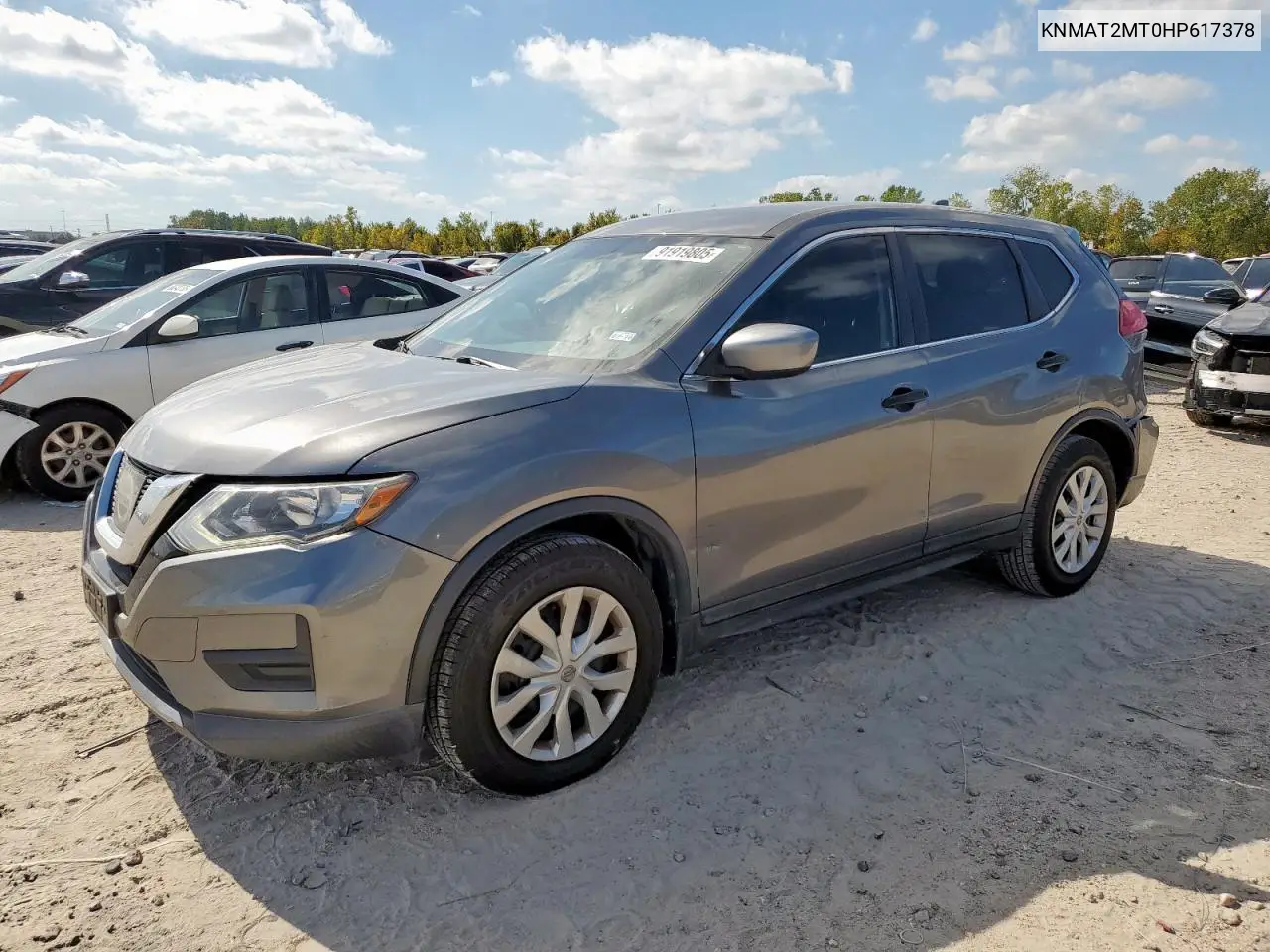 KNMAT2MT0HP617378 2017 Nissan Rogue S