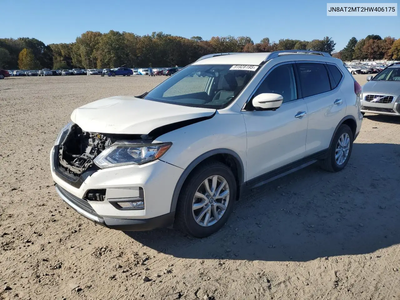 JN8AT2MT2HW406175 2017 Nissan Rogue S