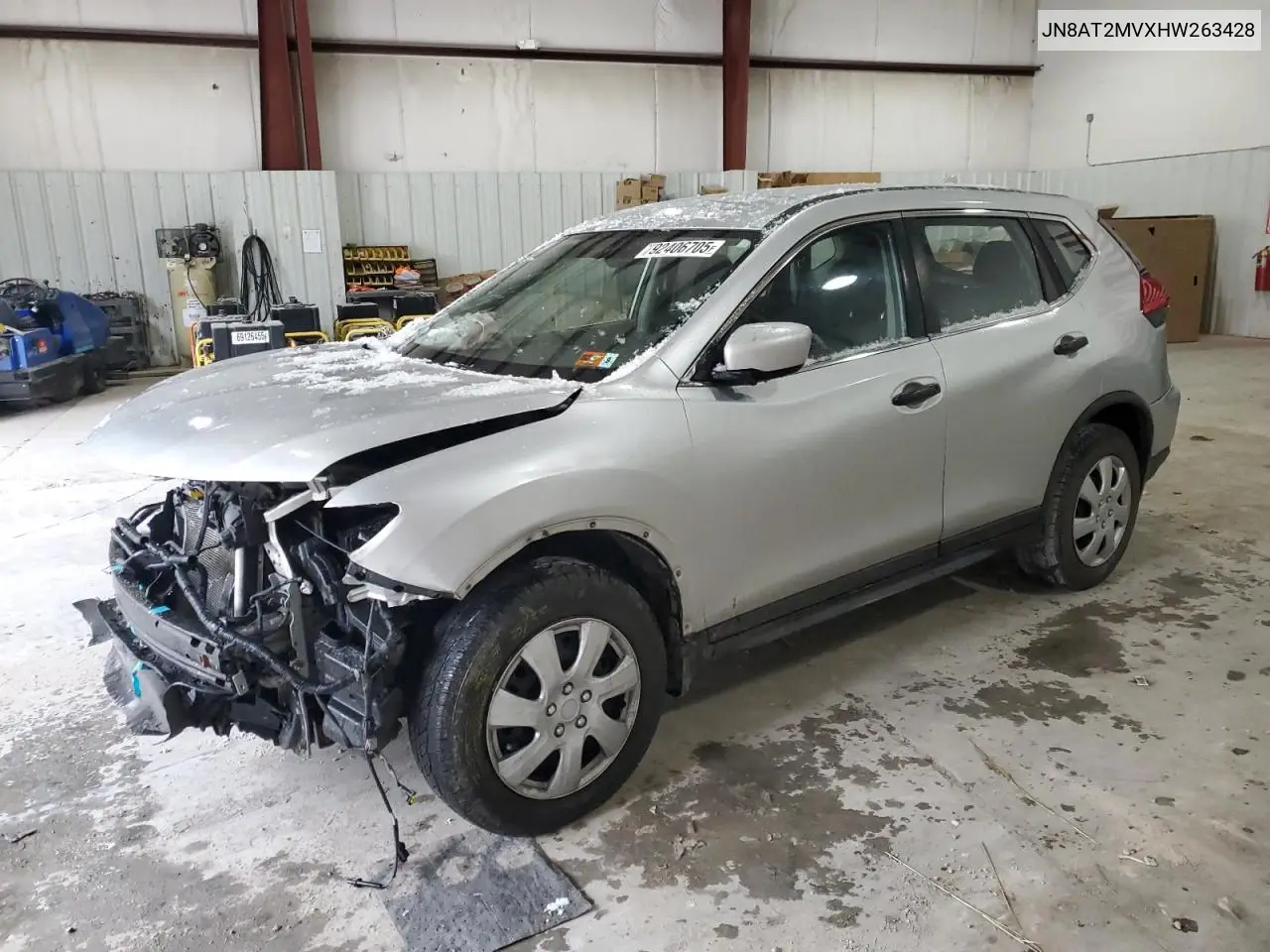 JN8AT2MVXHW263428 2017 Nissan Rogue S
