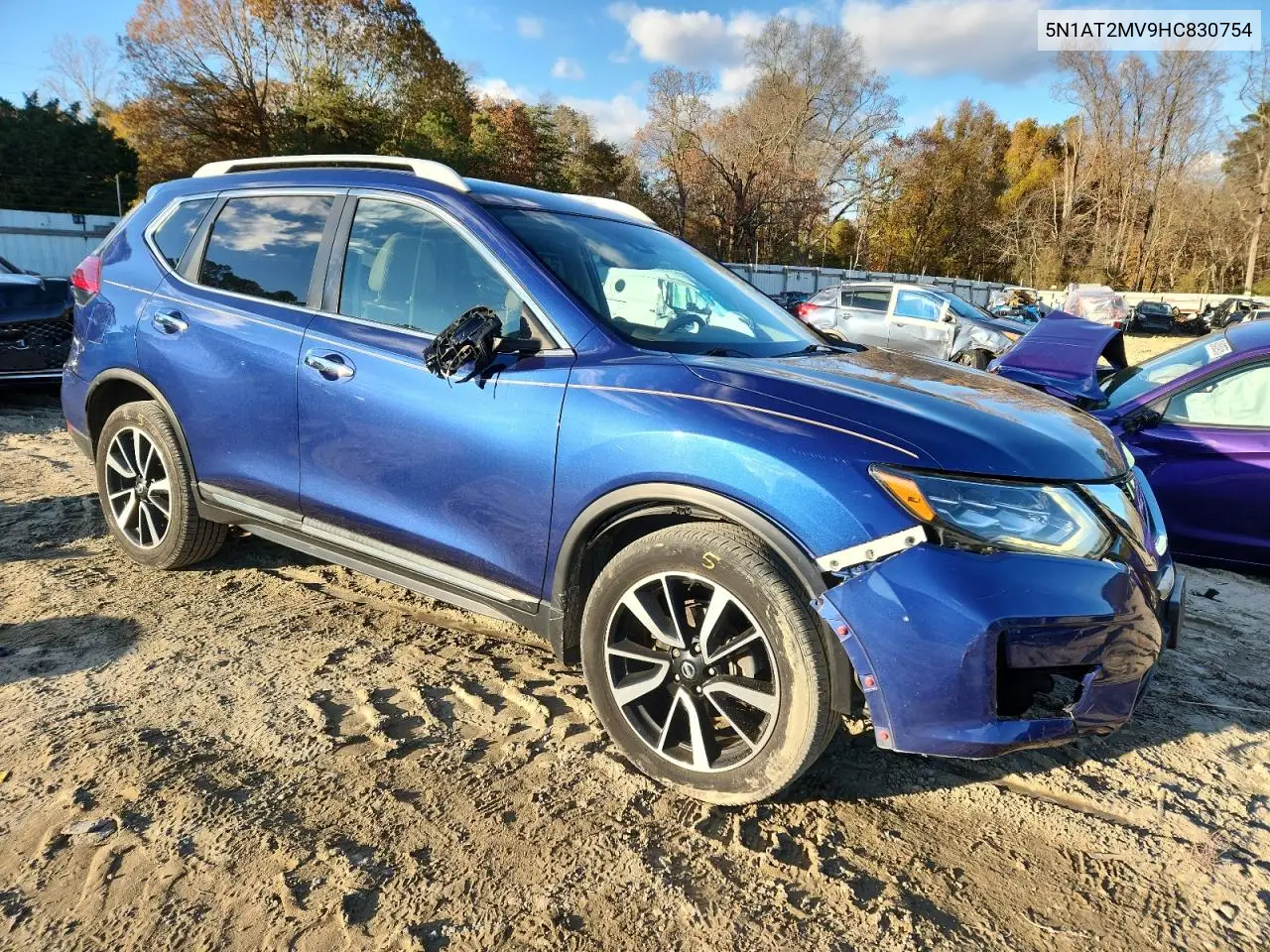 5N1AT2MV9HC830754 2017 Nissan Rogue Sv
