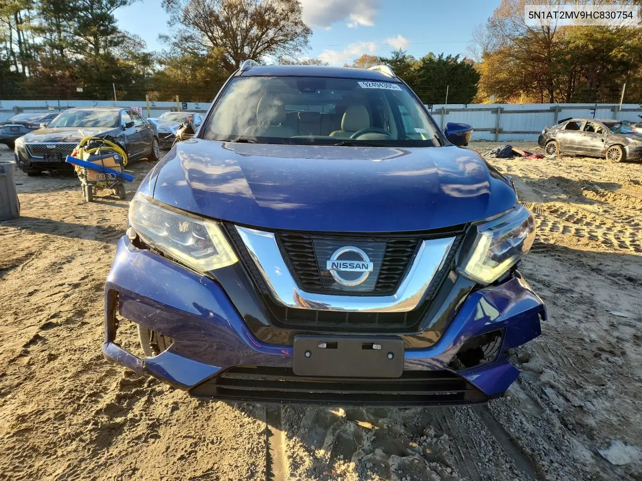 5N1AT2MV9HC830754 2017 Nissan Rogue Sv