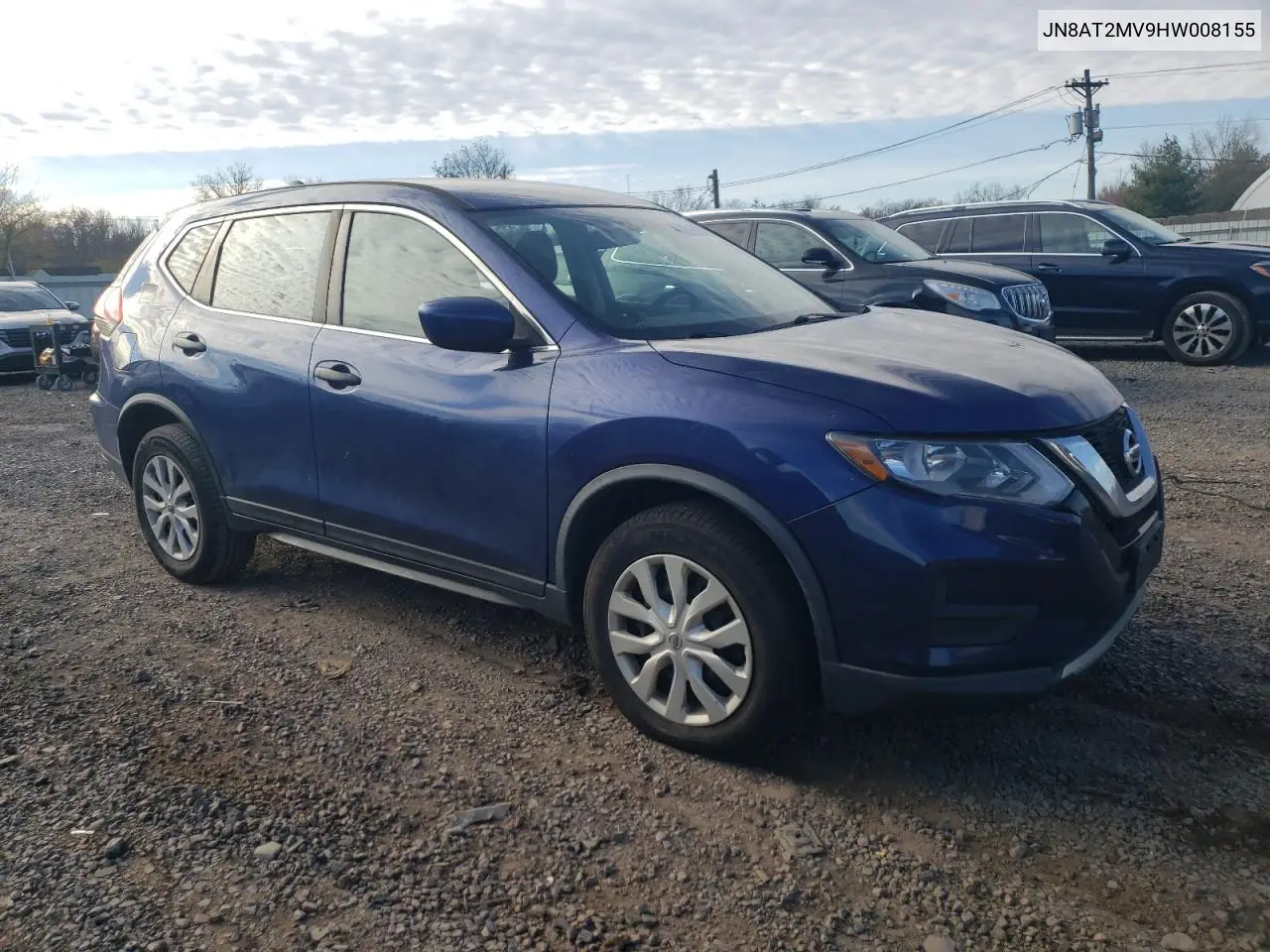 JN8AT2MV9HW008155 2017 Nissan Rogue S