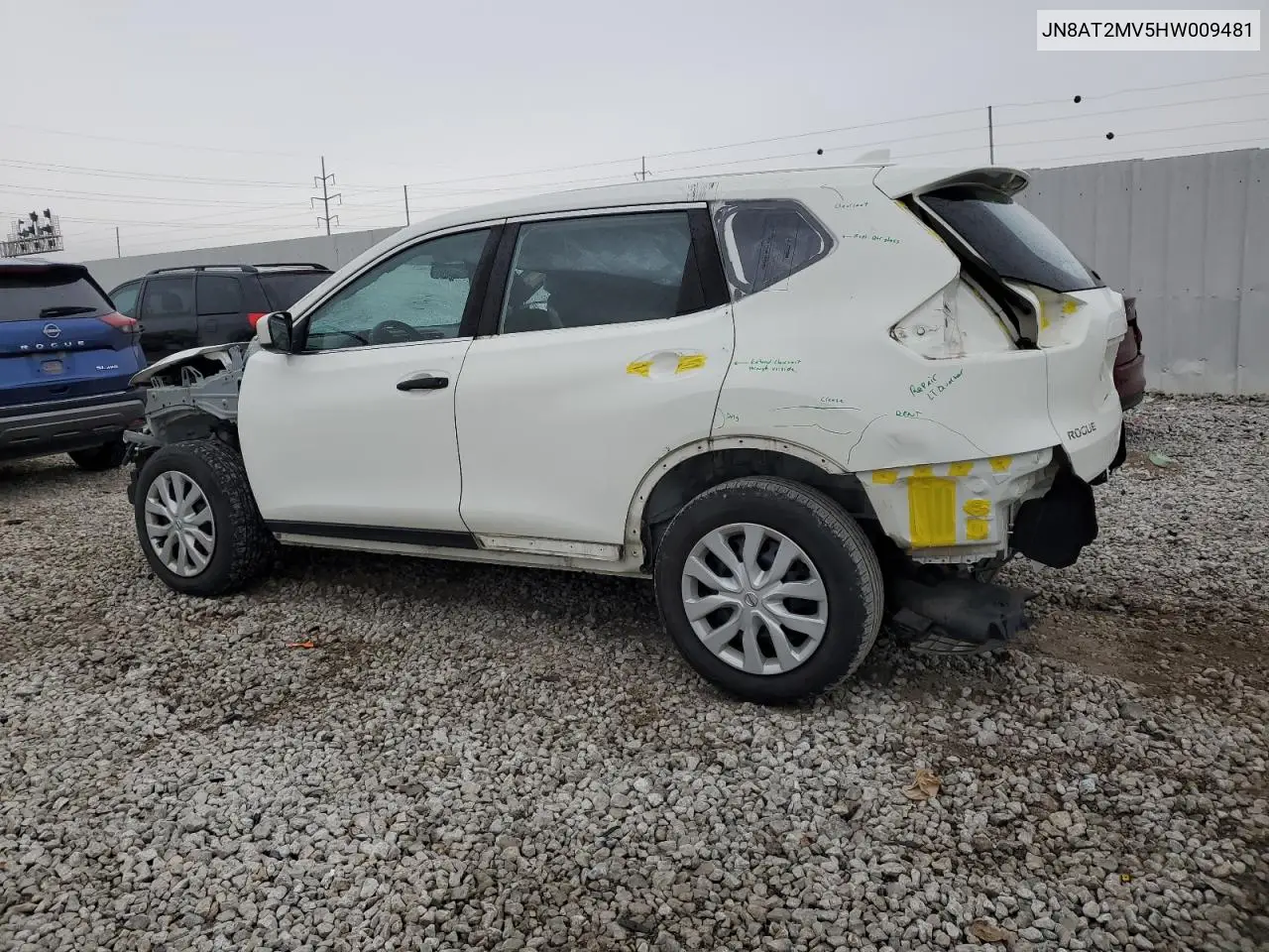 JN8AT2MV5HW009481 2017 Nissan Rogue S