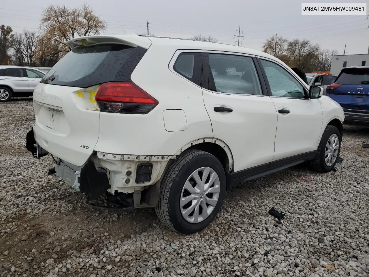 JN8AT2MV5HW009481 2017 Nissan Rogue S