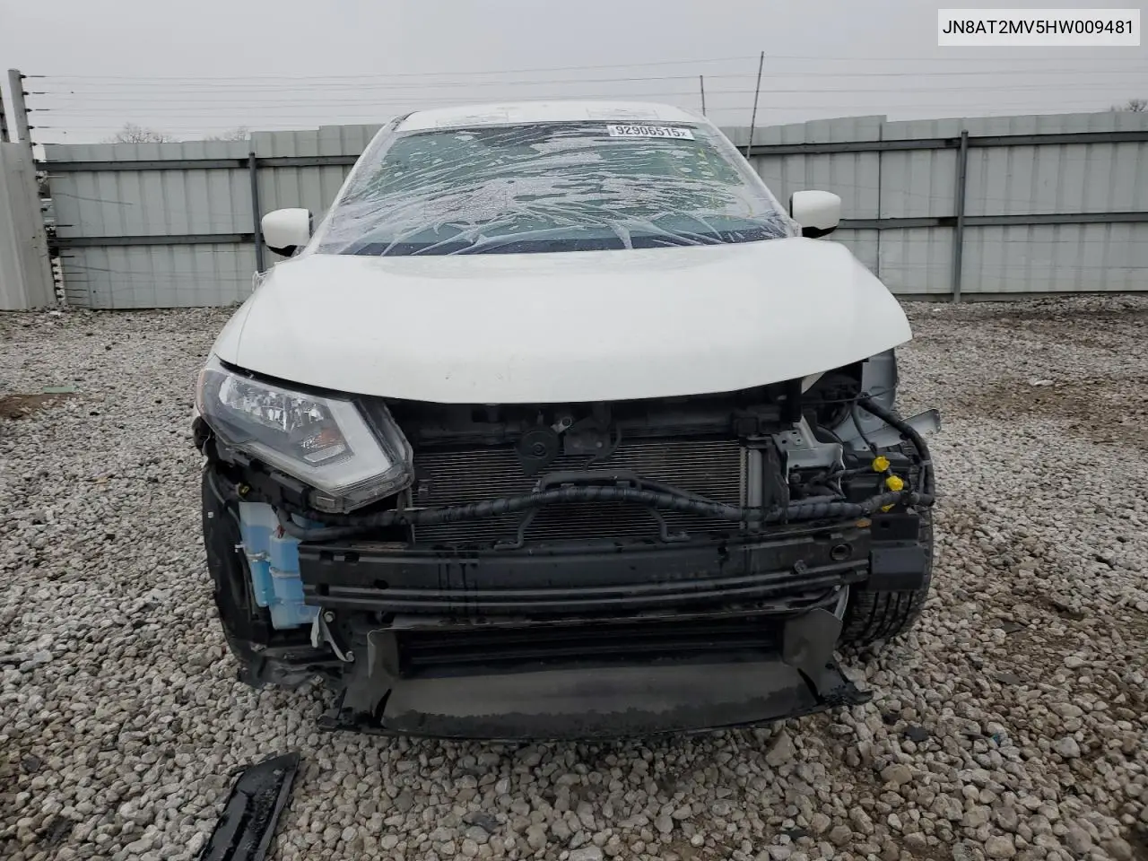 JN8AT2MV5HW009481 2017 Nissan Rogue S