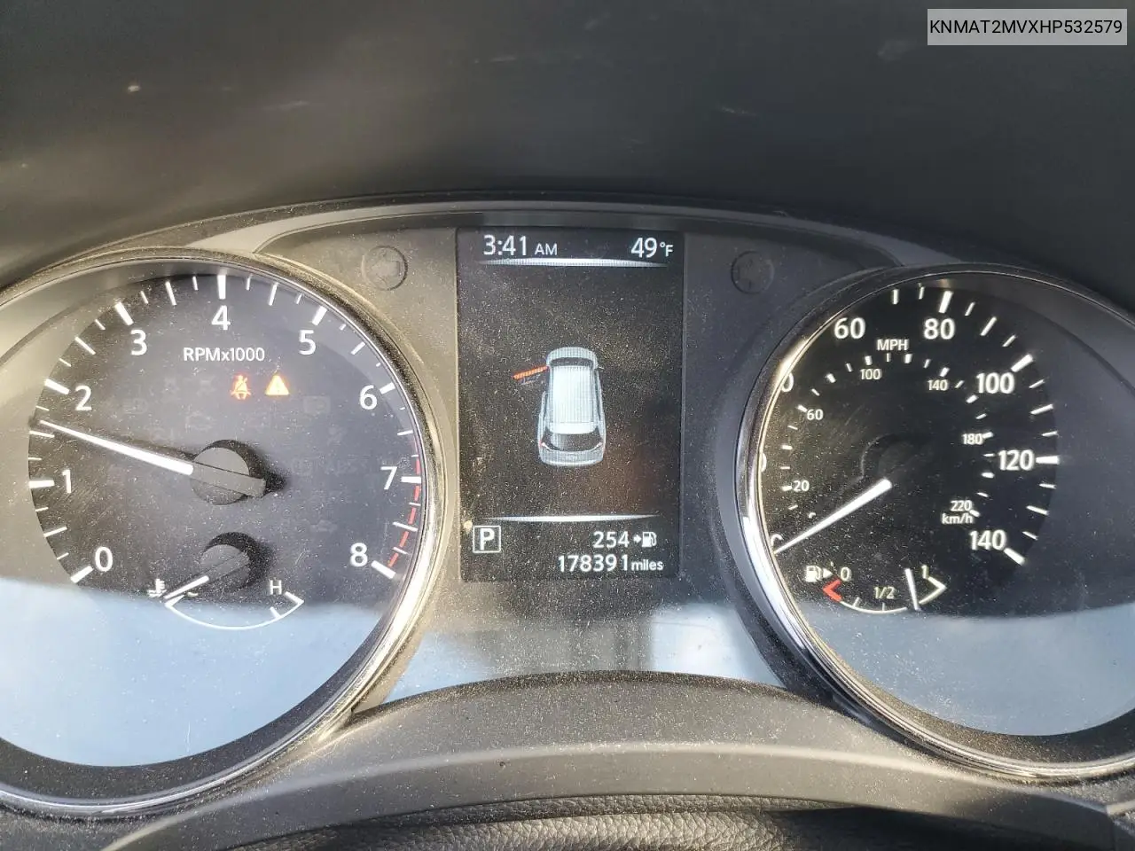 KNMAT2MVXHP532579 2017 Nissan Rogue S