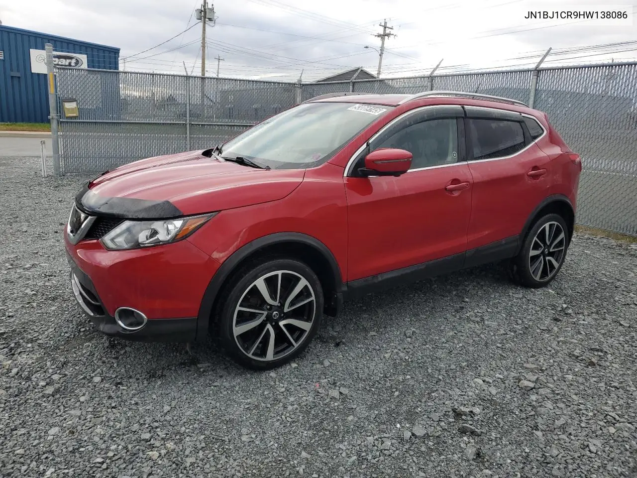 JN1BJ1CR9HW138086 2017 Nissan Qashqai Sl