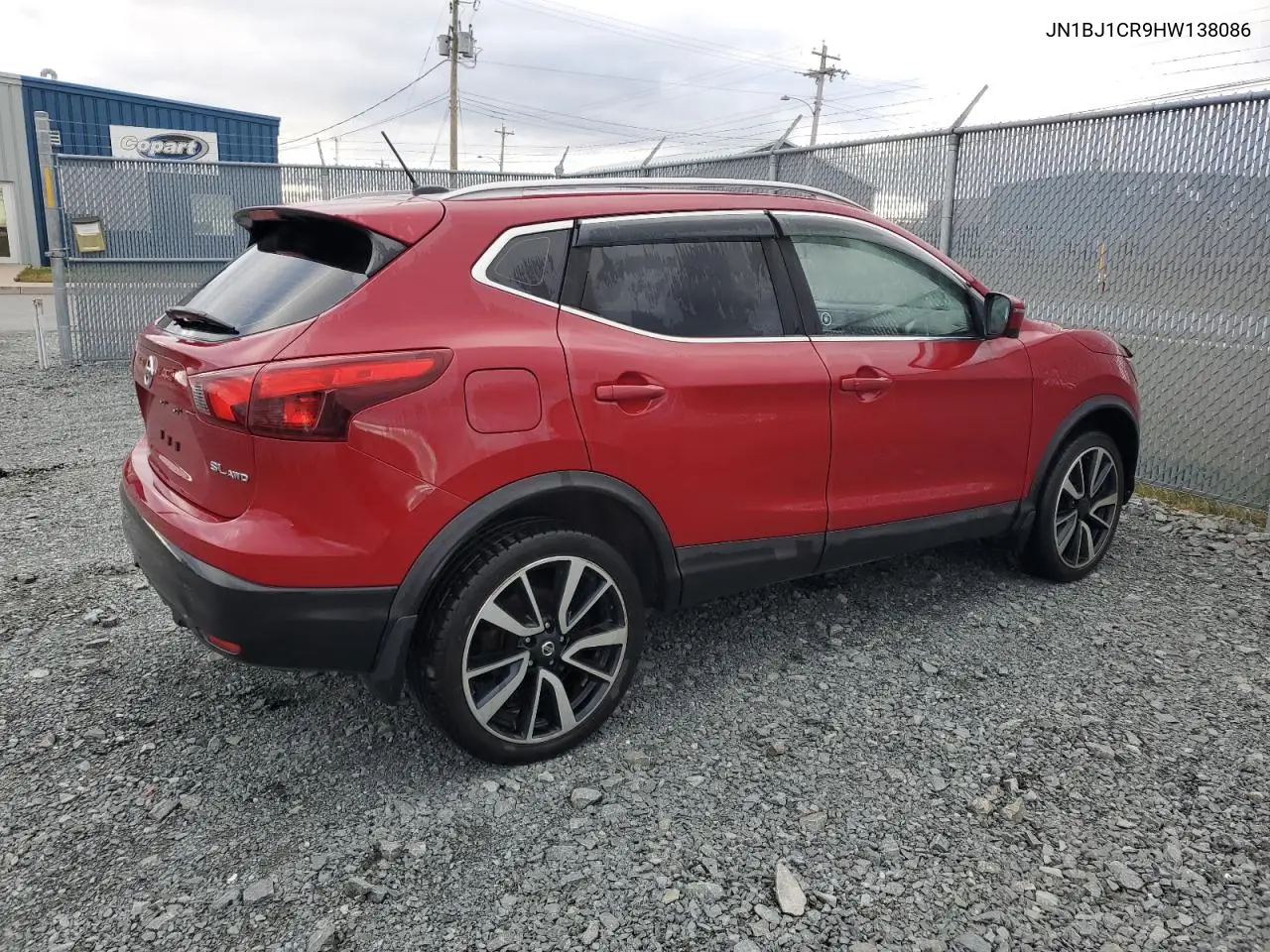 JN1BJ1CR9HW138086 2017 Nissan Qashqai Sl