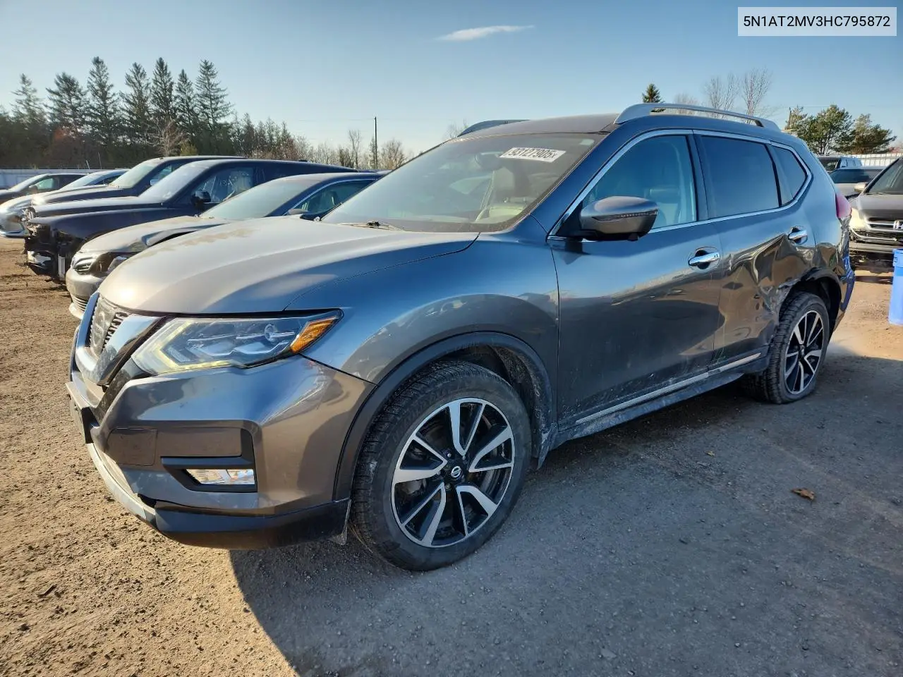 5N1AT2MV3HC795872 2017 Nissan Rogue Sv
