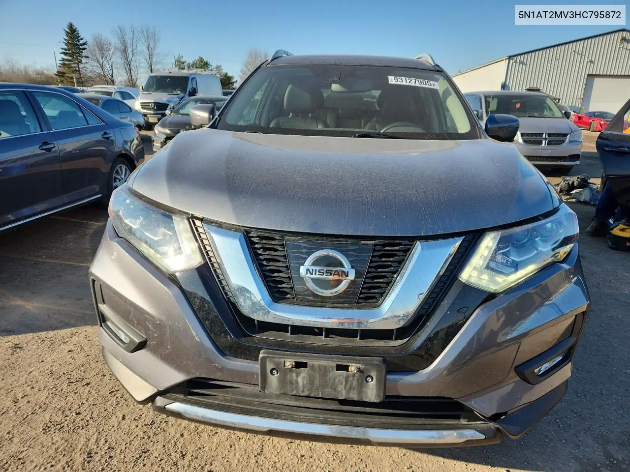 5N1AT2MV3HC795872 2017 Nissan Rogue Sv