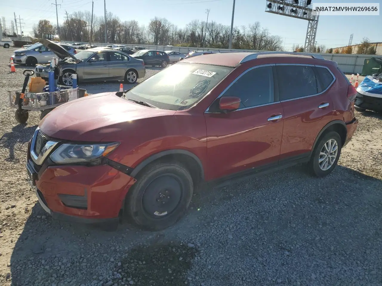 JN8AT2MV9HW269656 2017 Nissan Rogue S