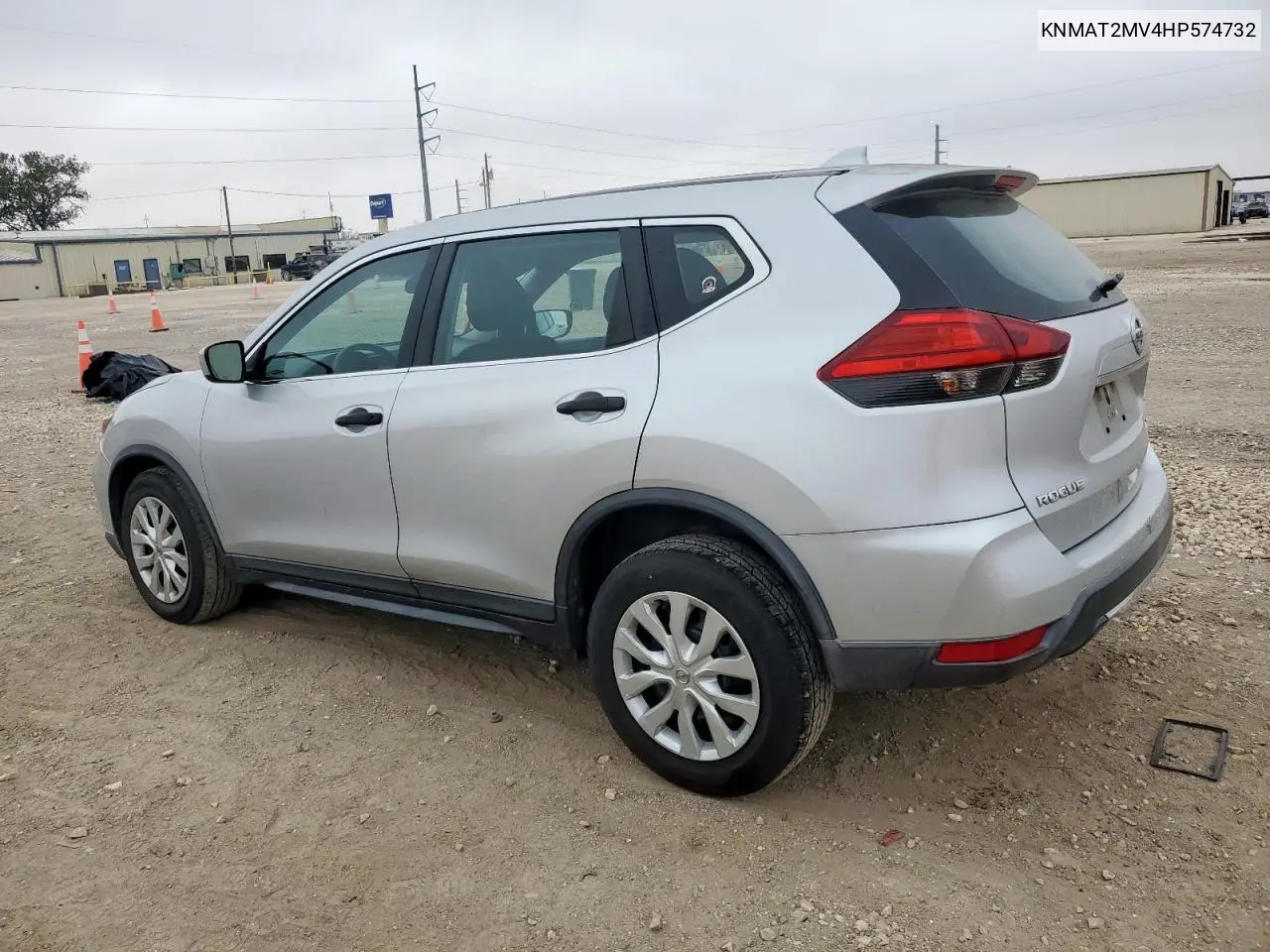KNMAT2MV4HP574732 2017 Nissan Rogue S
