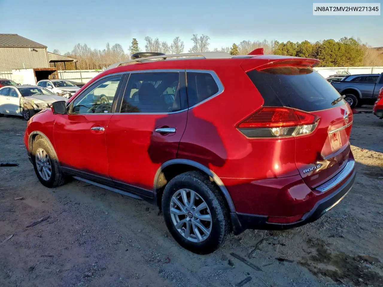 JN8AT2MV2HW271345 2017 Nissan Rogue S