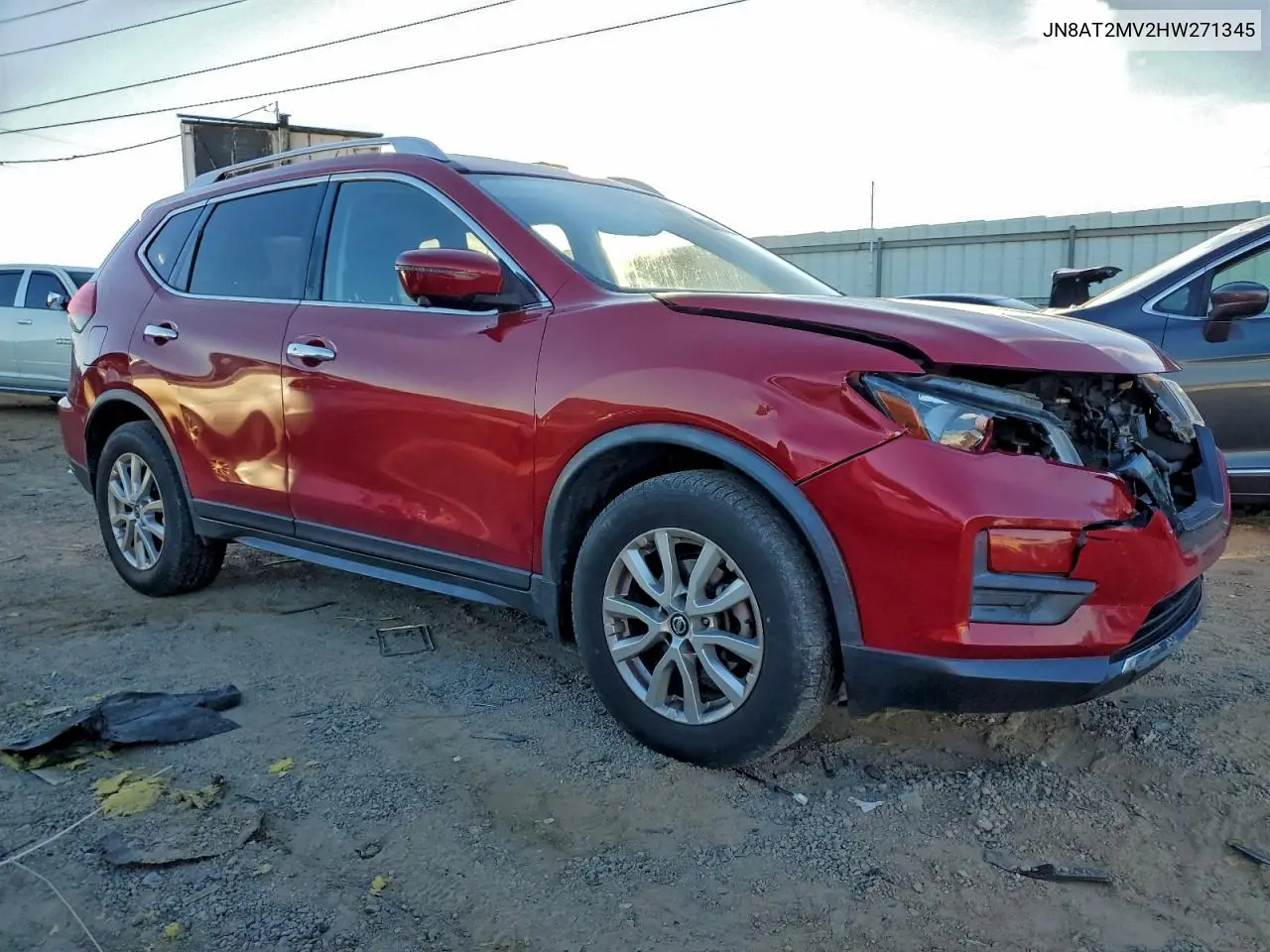 JN8AT2MV2HW271345 2017 Nissan Rogue S