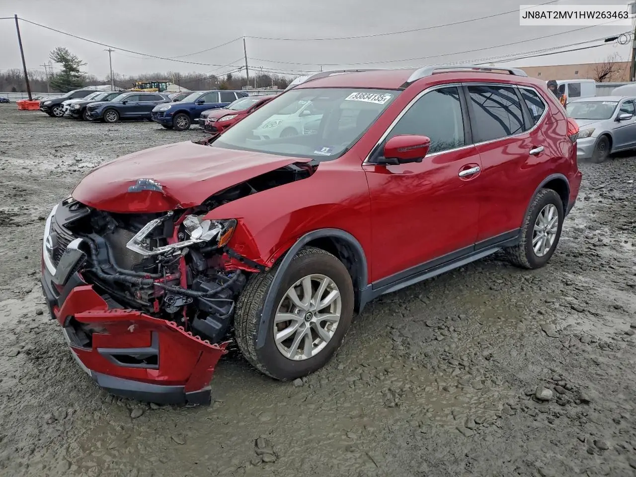 JN8AT2MV1HW263463 2017 Nissan Rogue S