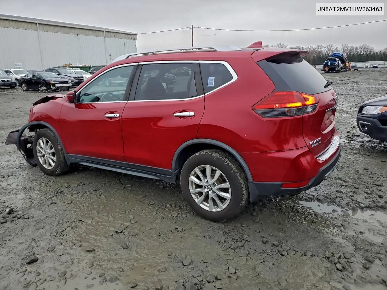 JN8AT2MV1HW263463 2017 Nissan Rogue S