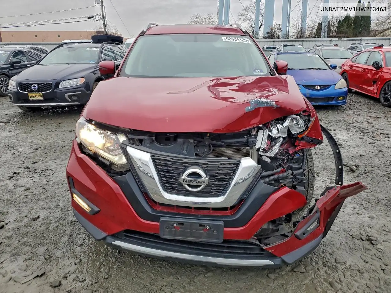 JN8AT2MV1HW263463 2017 Nissan Rogue S