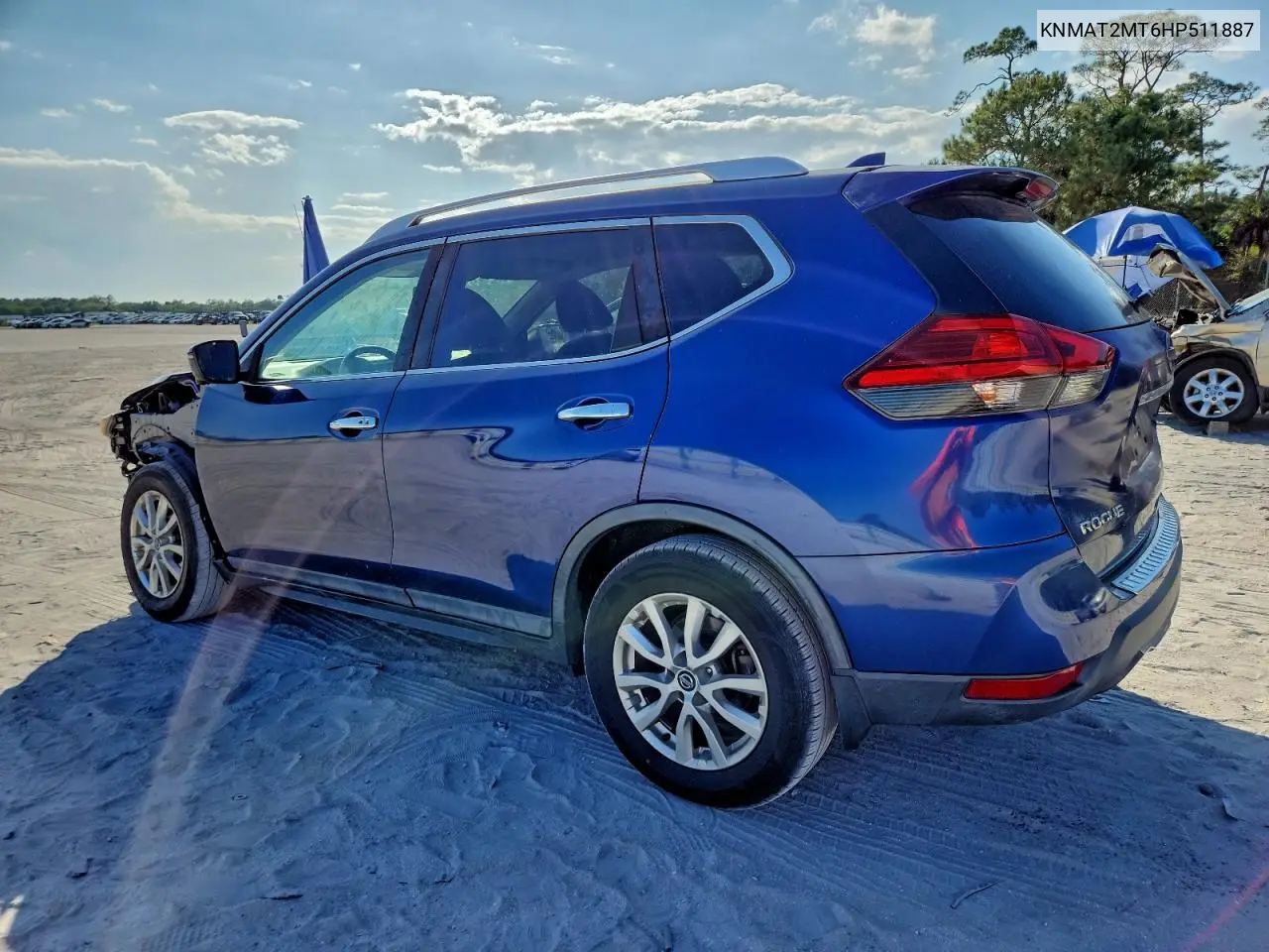 KNMAT2MT6HP511887 2017 Nissan Rogue S