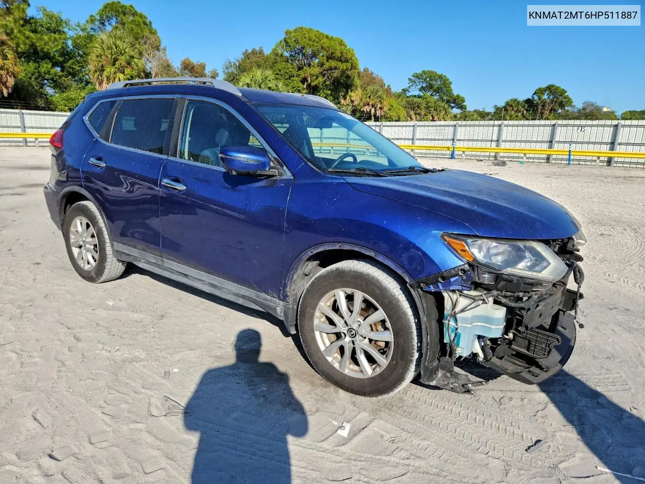 KNMAT2MT6HP511887 2017 Nissan Rogue S