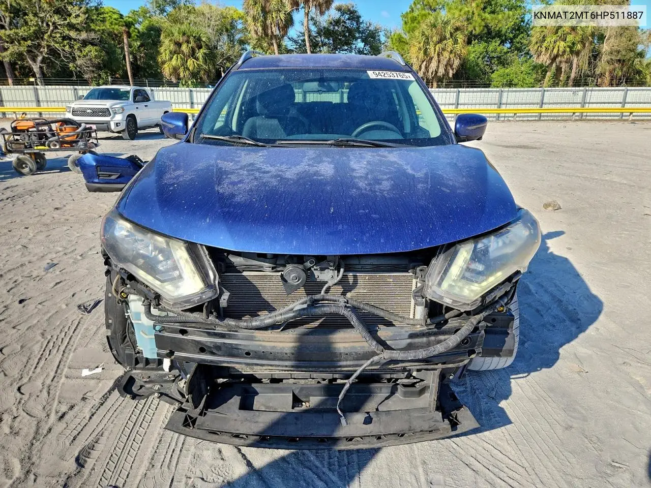 KNMAT2MT6HP511887 2017 Nissan Rogue S