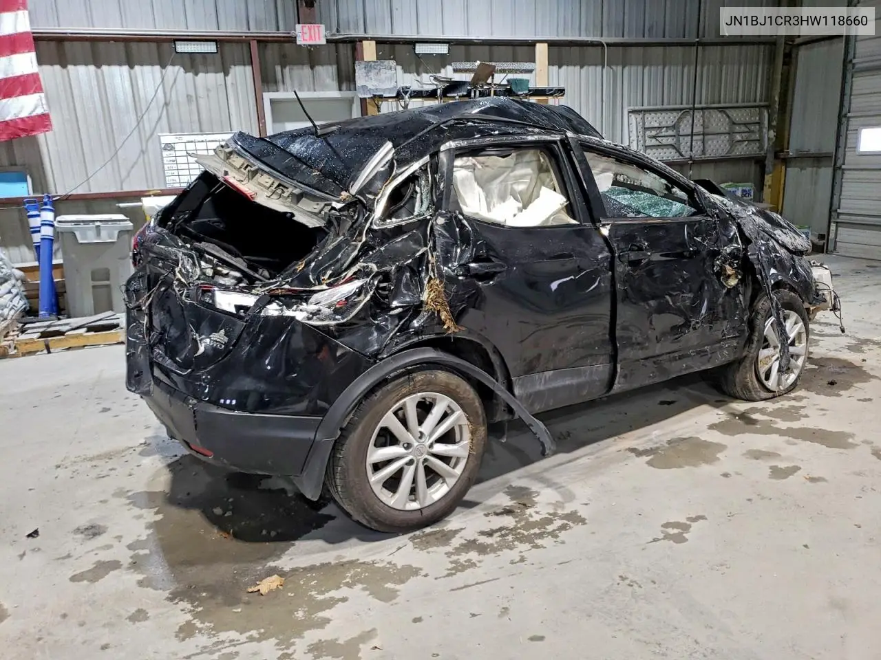 JN1BJ1CR3HW118660 2017 Nissan Rogue Sport S