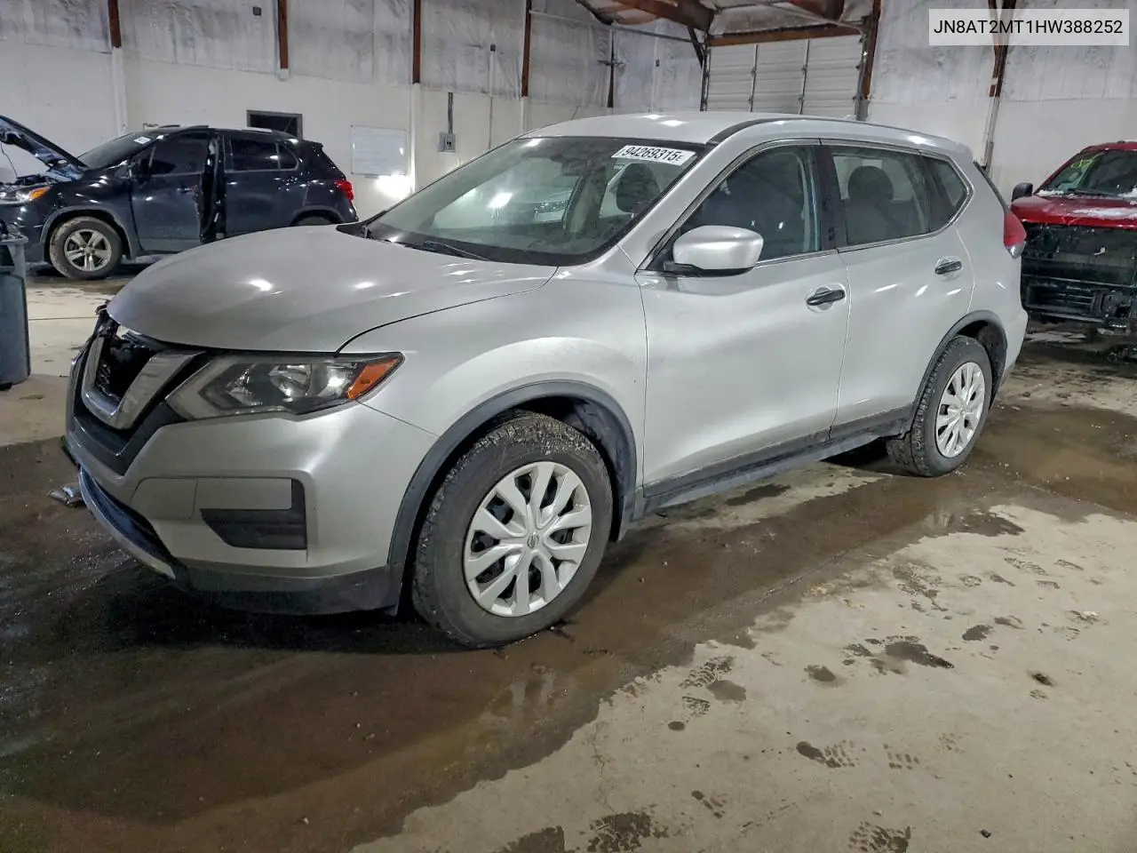 JN8AT2MT1HW388252 2017 Nissan Rogue S