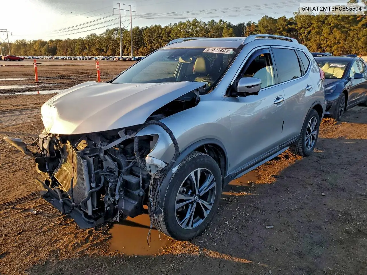 5N1AT2MT3HC855504 2017 Nissan Rogue S