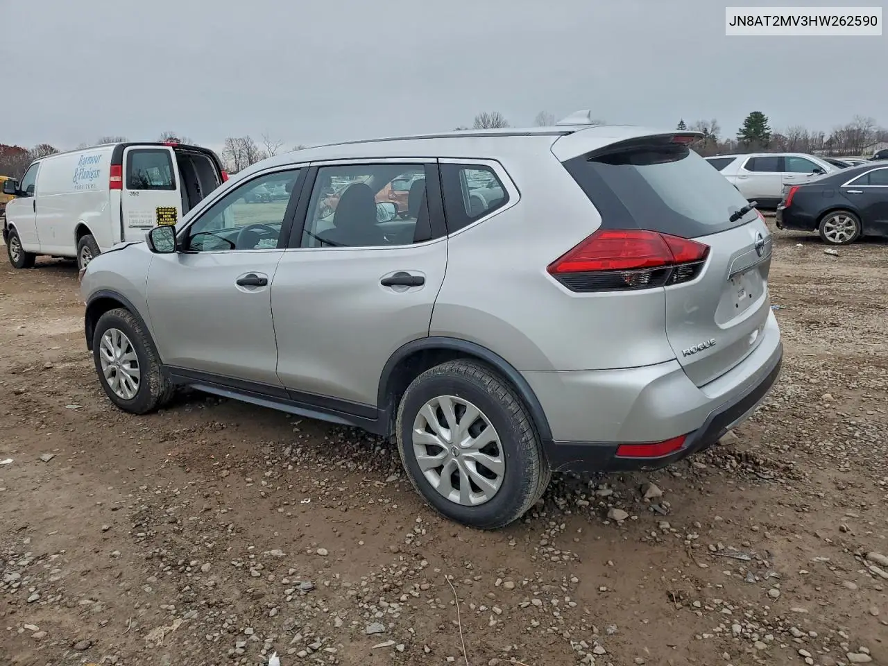JN8AT2MV3HW262590 2017 Nissan Rogue S