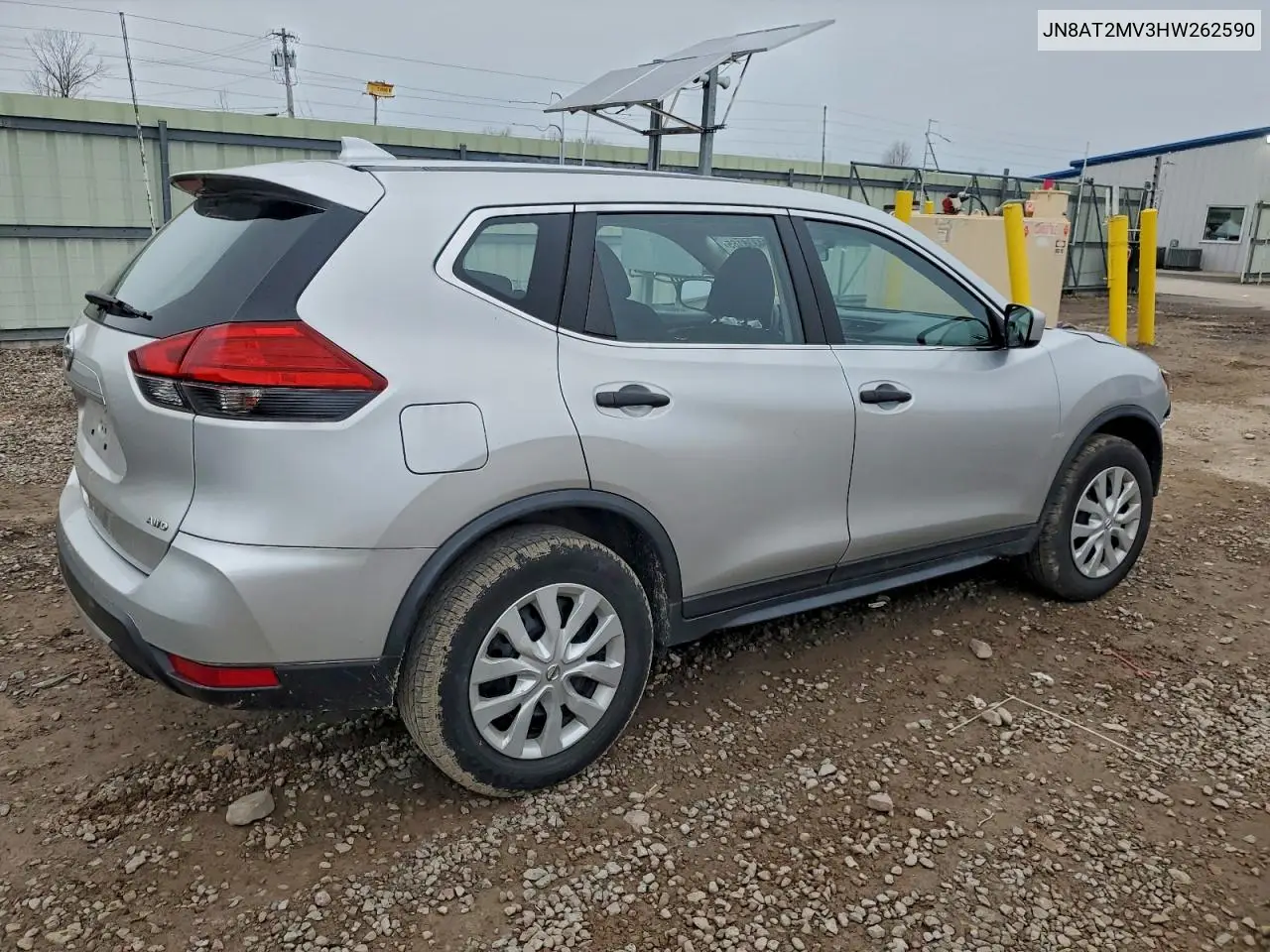 JN8AT2MV3HW262590 2017 Nissan Rogue S
