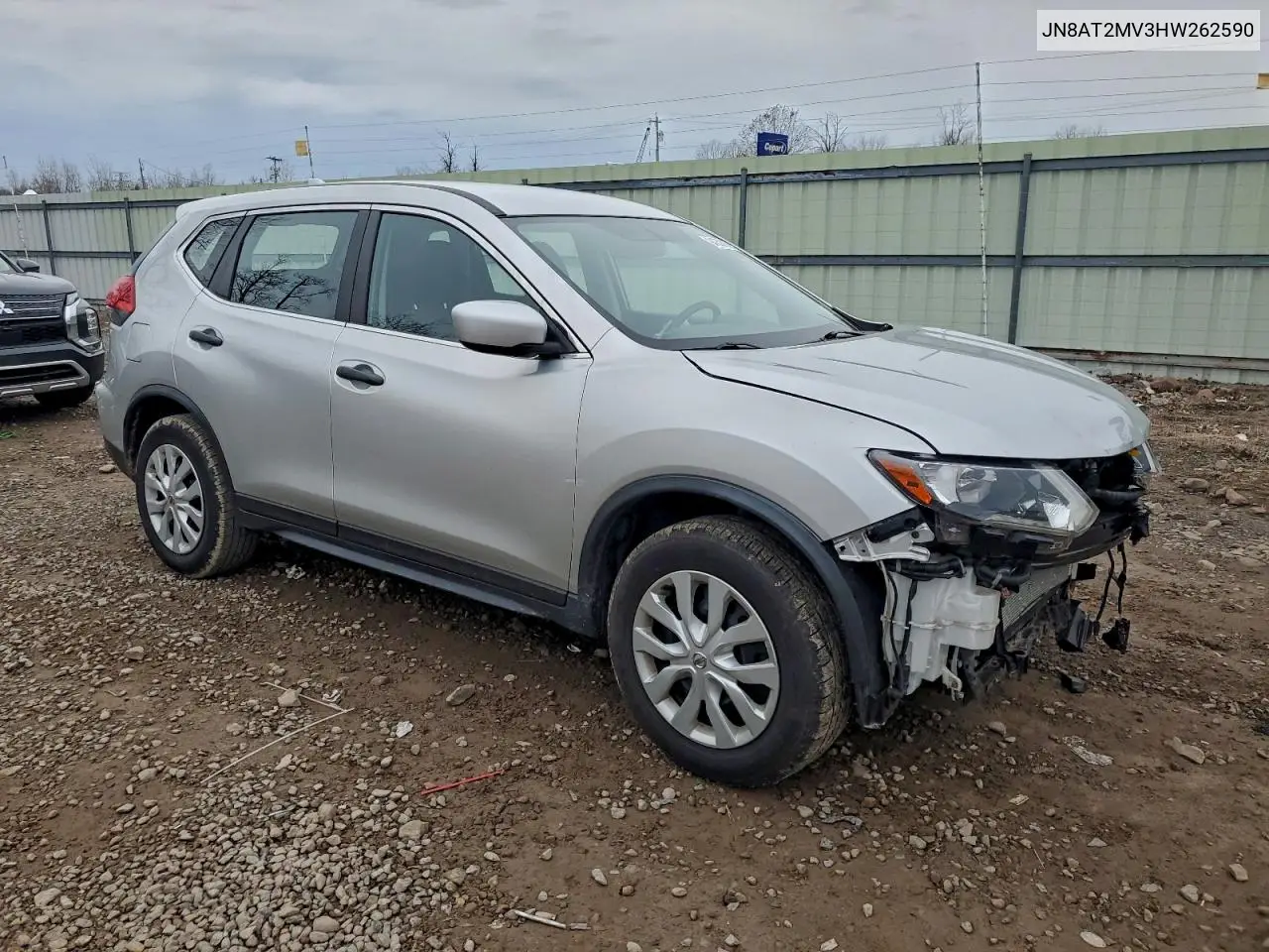 JN8AT2MV3HW262590 2017 Nissan Rogue S