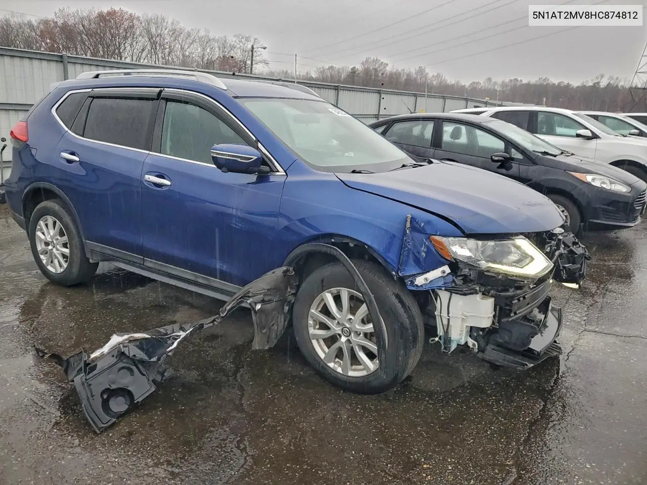5N1AT2MV8HC874812 2017 Nissan Rogue Sv