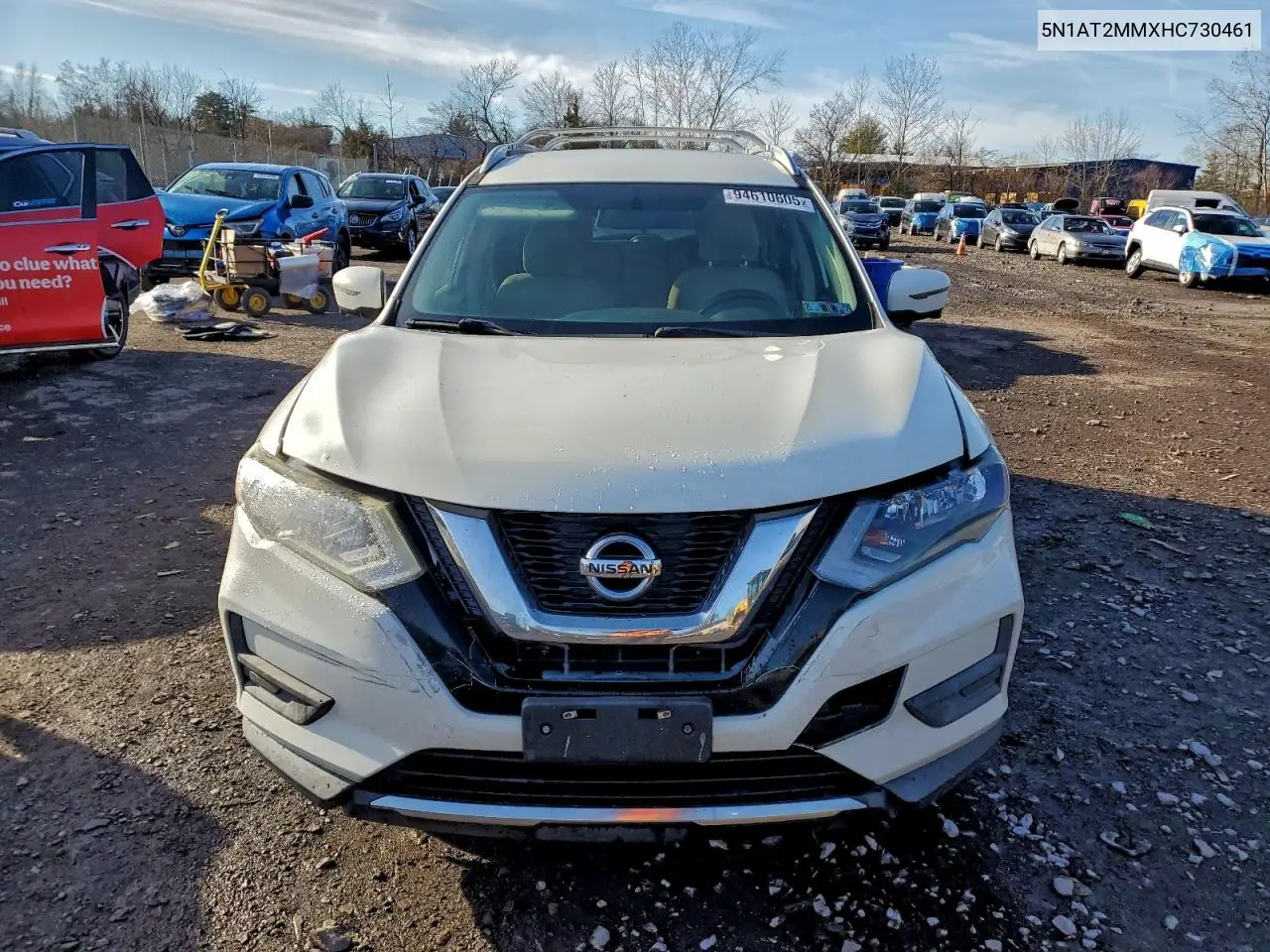 5N1AT2MMXHC730461 2017 Nissan Rogue S