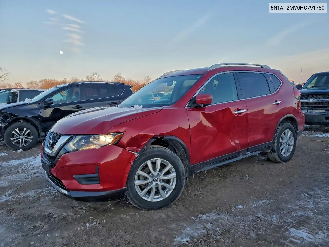 5N1AT2MV0HC791780 2017 Nissan Rogue Sv