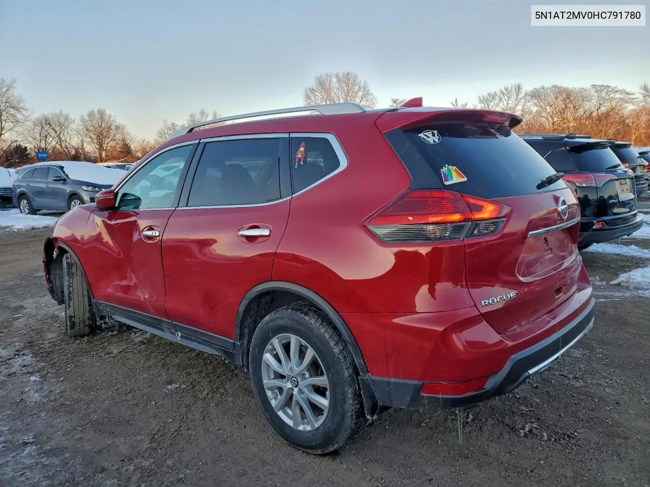 5N1AT2MV0HC791780 2017 Nissan Rogue Sv