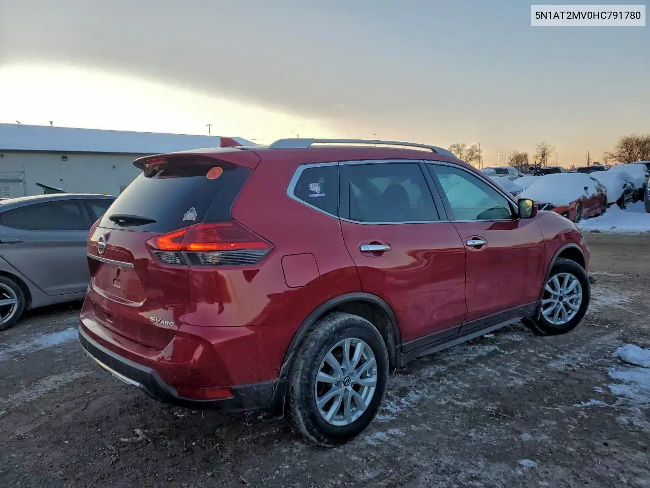 5N1AT2MV0HC791780 2017 Nissan Rogue Sv