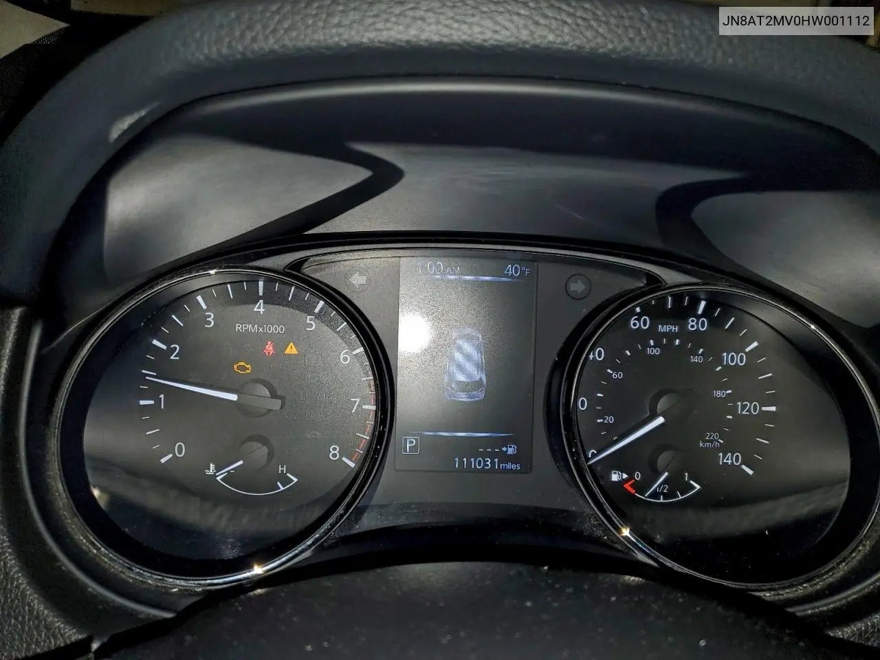 JN8AT2MV0HW001112 2017 Nissan Rogue S