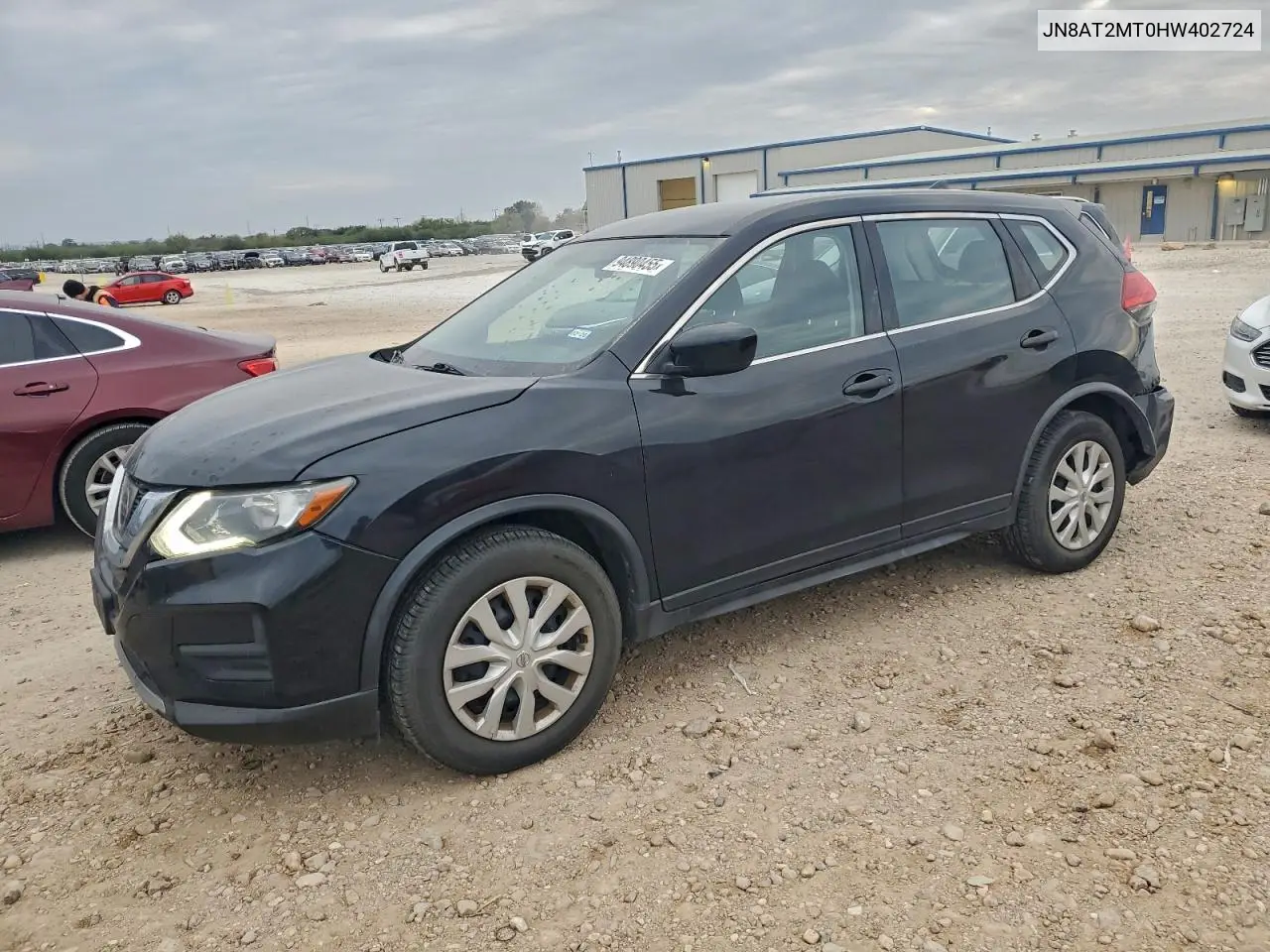 JN8AT2MT0HW402724 2017 Nissan Rogue S