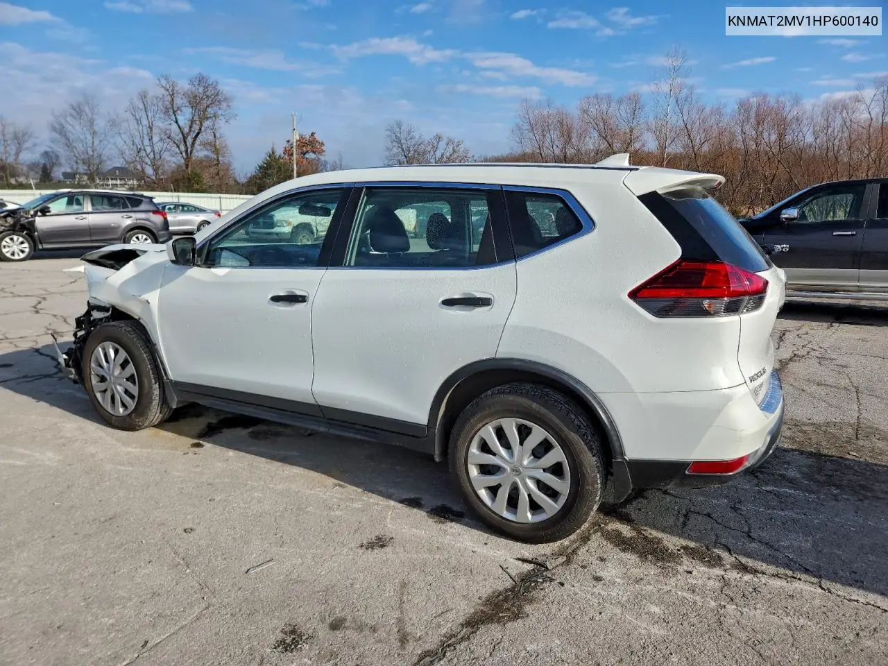 KNMAT2MV1HP600140 2017 Nissan Rogue S