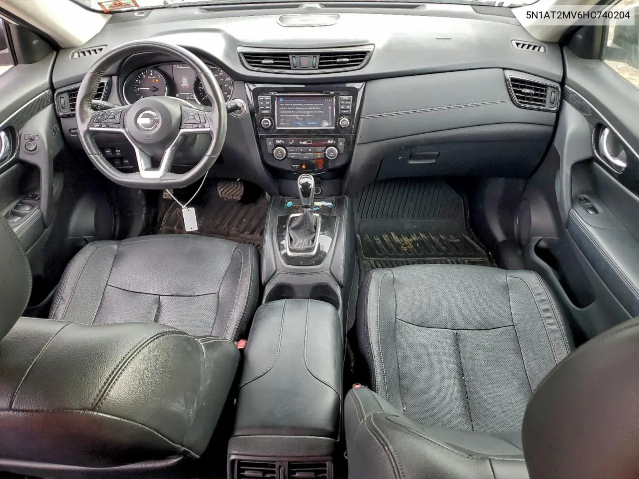 5N1AT2MV6HC740204 2017 Nissan Rogue Sv