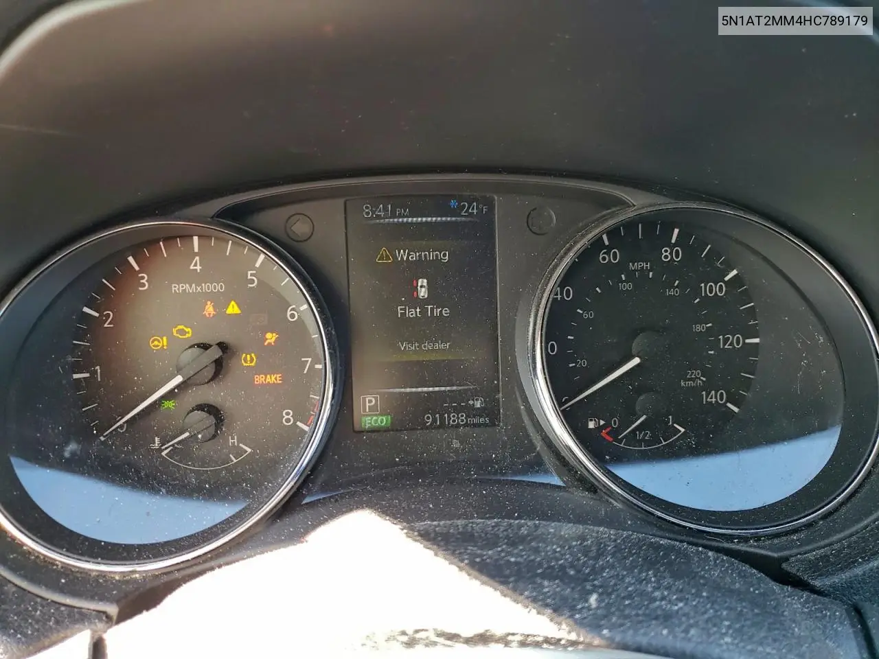 5N1AT2MM4HC789179 2017 Nissan Rogue S