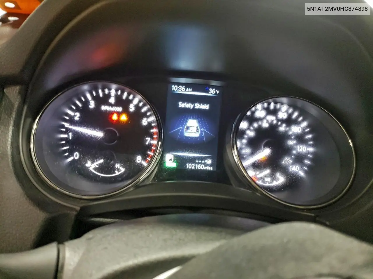 5N1AT2MV0HC874898 2017 Nissan Rogue Sv