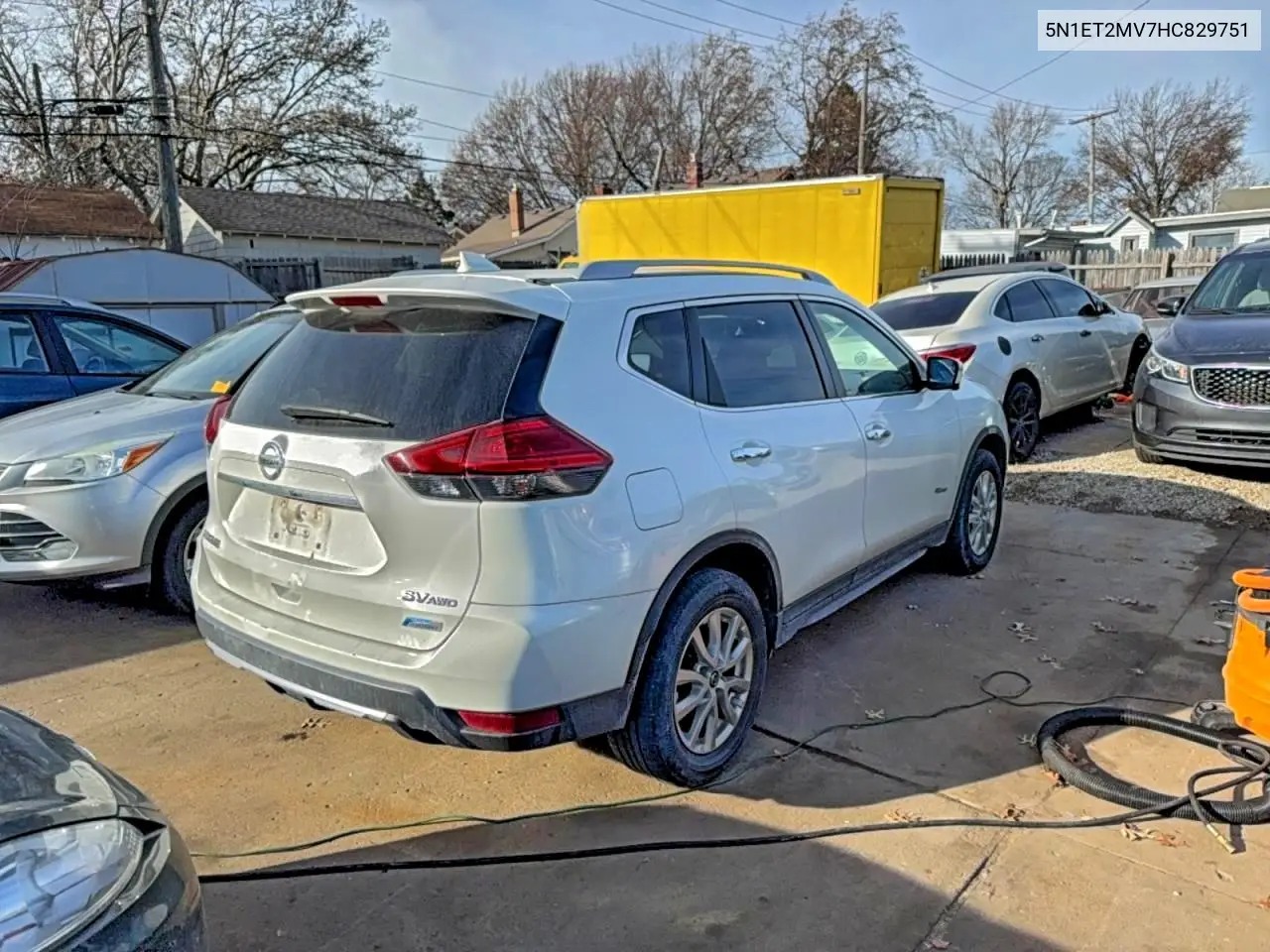 5N1ET2MV7HC829751 2017 Nissan Rogue Sv Hybrid
