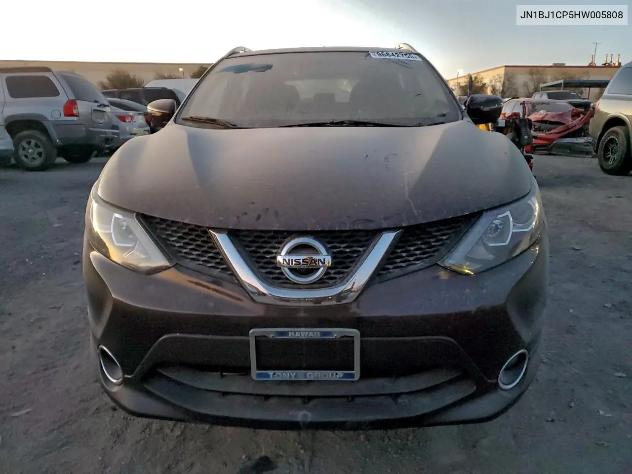JN1BJ1CP5HW005808 2017 Niss Rogue Sport