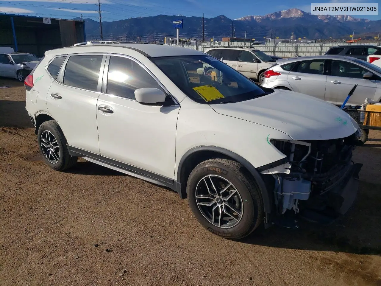 JN8AT2MV2HW021605 2017 Nissan Rogue S