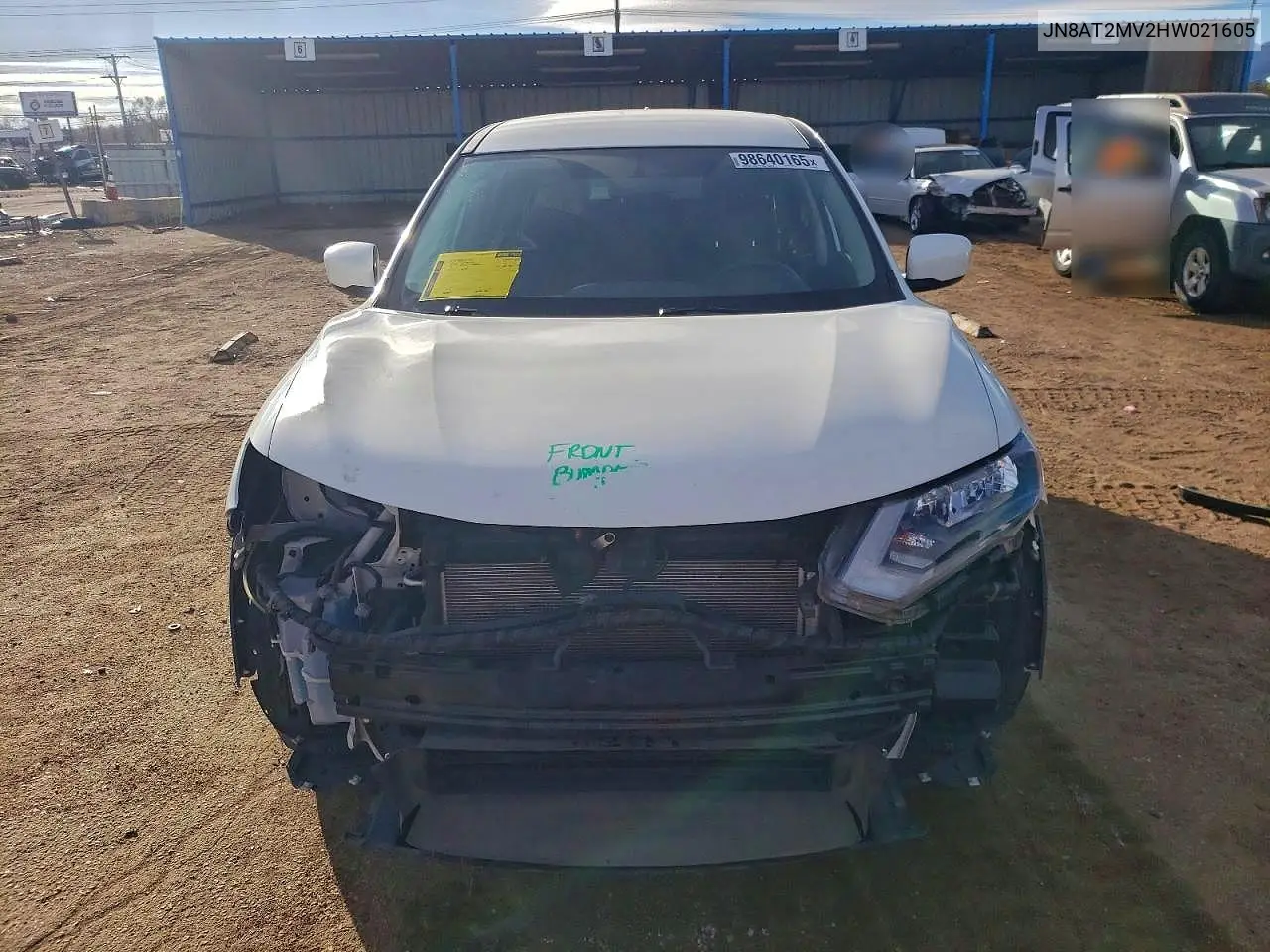 JN8AT2MV2HW021605 2017 Nissan Rogue S