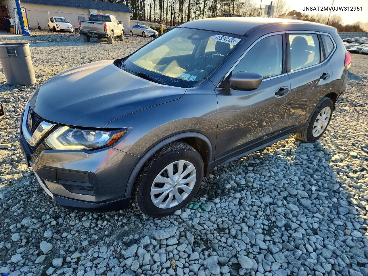 JN8AT2MV0JW312951 2018 Nissan Rogue S