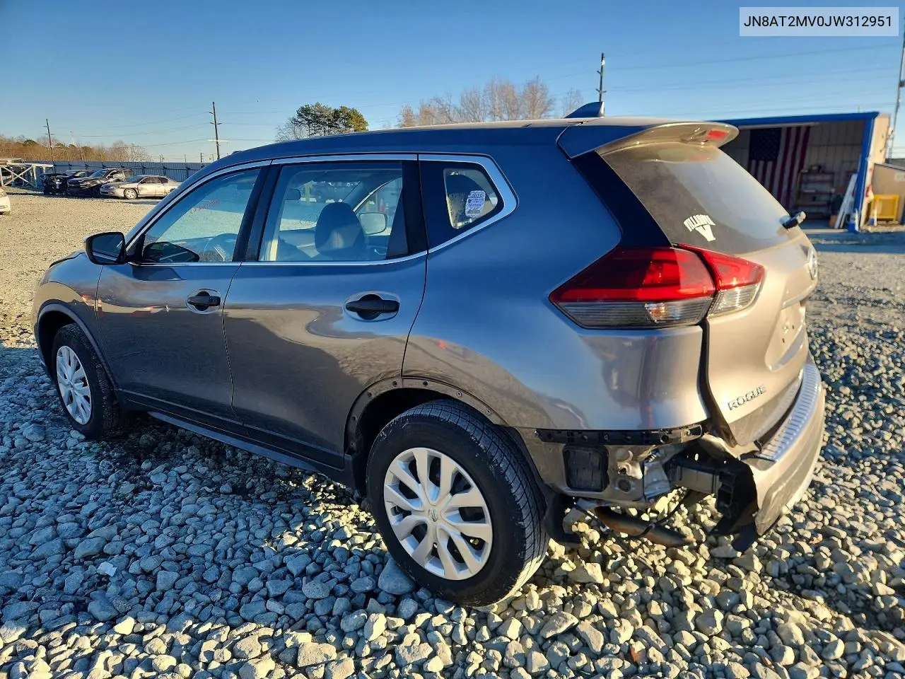 JN8AT2MV0JW312951 2018 Nissan Rogue S